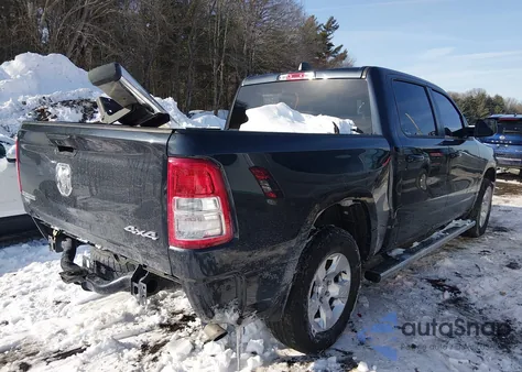 2021 Ram 1500 Big Horn 4X4 5'7 Box из США, поврежденный, VIN 1C6RRFFG1MN556001